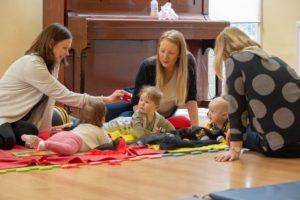 Sensory development classes for mums and babies